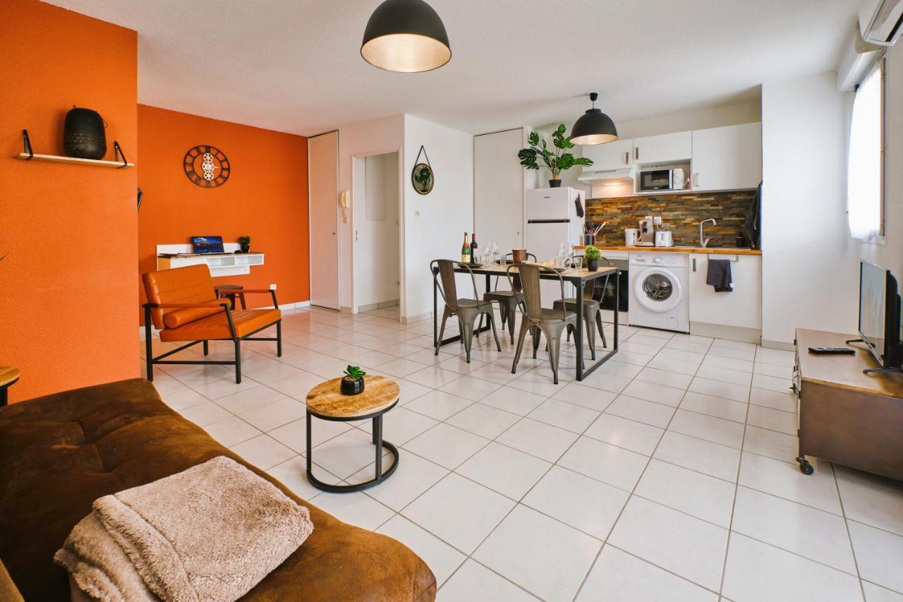 Tout Confort ! Calme, Climatisation, Piscine, Parking Gratuit, Grande Terrasse, Netflix, Wifi Carcassone Kültér fotó