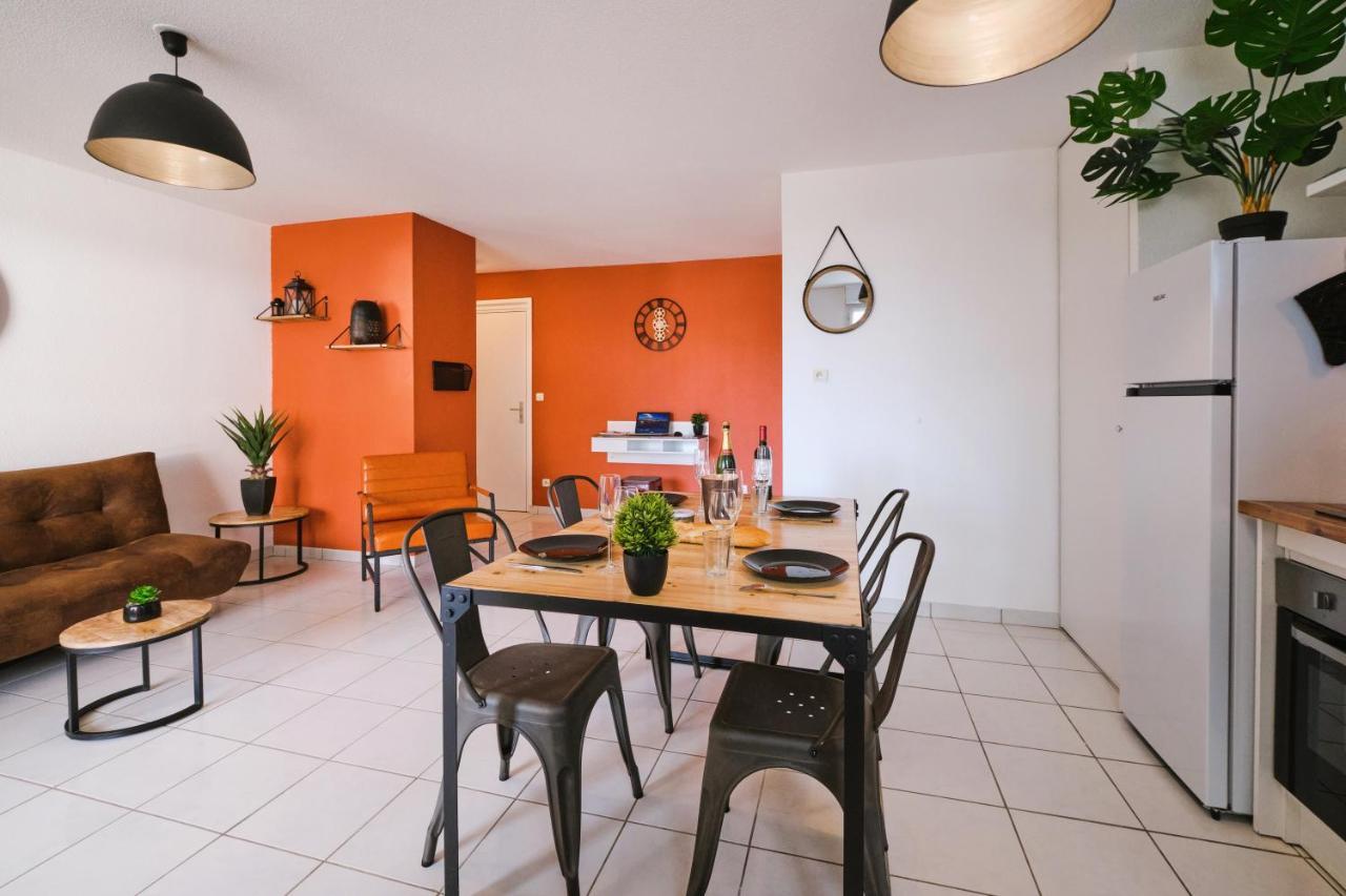 Tout Confort ! Calme, Climatisation, Piscine, Parking Gratuit, Grande Terrasse, Netflix, Wifi Carcassone Kültér fotó